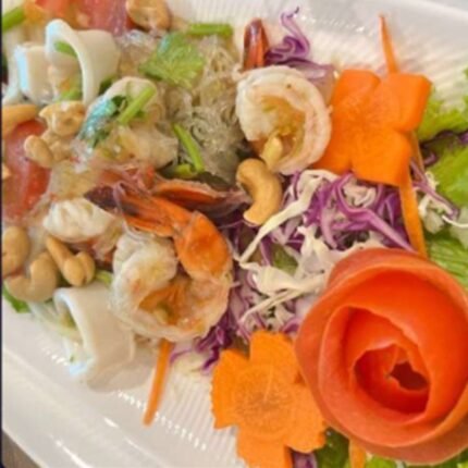 YUM RUAM TALAY MIX SEAFOOD SPICY SWEET AND SOUR SALAD