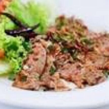 NAM TOK NEUA SPICY BEEF SALAD